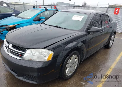 2013 Dodge Avenger Se z USA, uszkodzony, nr VIN 1C3CDZAB3DN754383